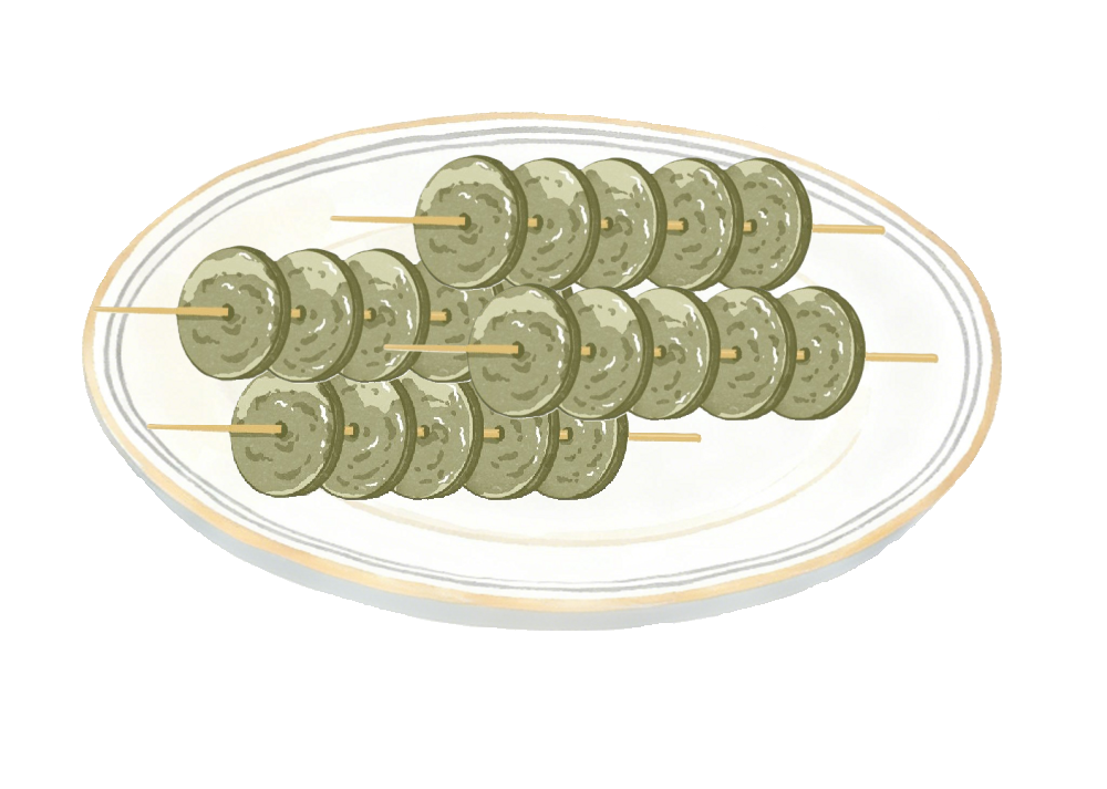 圆盘有茶
